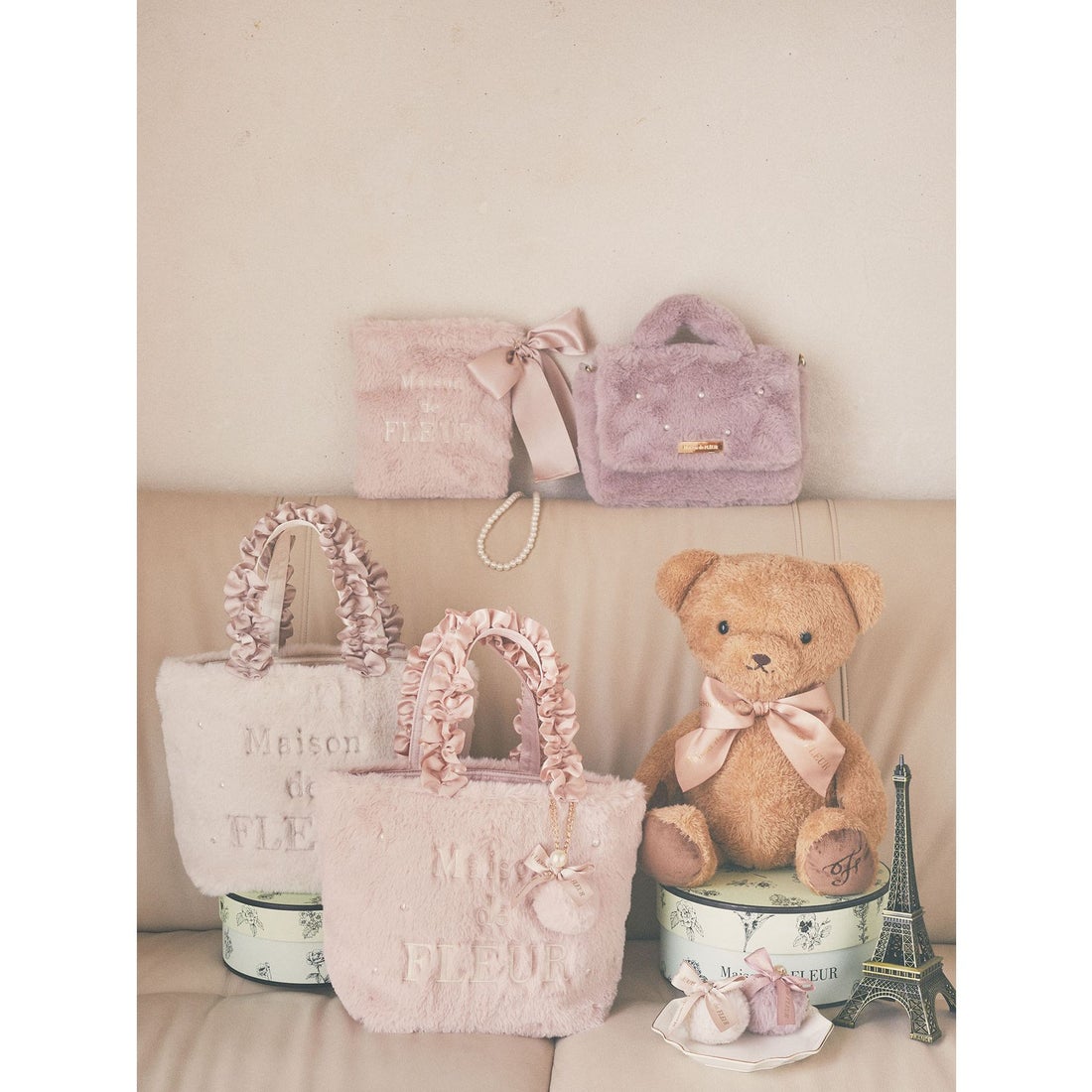 メゾン ド フルール Maison de FLEUR メモリアルファーパールミニ 