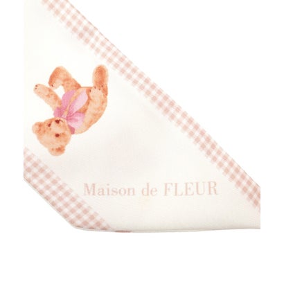 メゾン ド フルール Maison de FLEUR FLEUR TEDDYスカーフ （アイボリー）｜詳細画像