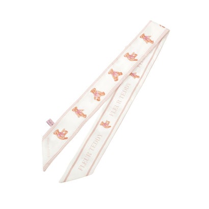 メゾン ド フルール Maison de FLEUR FLEUR TEDDYスカーフ （アイボリー）｜詳細画像