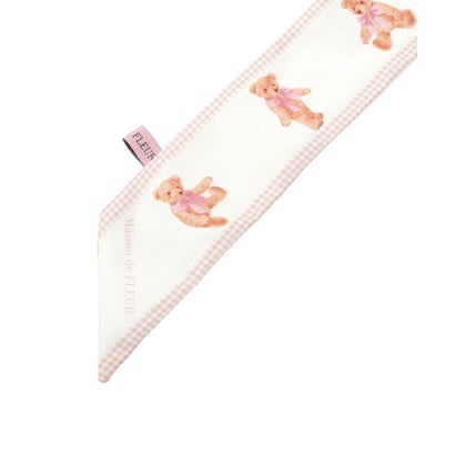 メゾン ド フルール Maison de FLEUR FLEUR TEDDYスカーフ （アイボリー）｜詳細画像