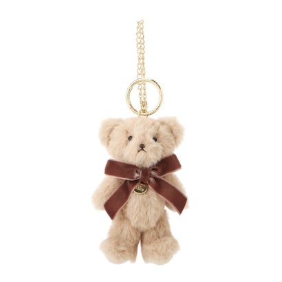 メゾン ド フルール Maison de FLEUR FLEUR TEDDYチャーム （ブラウン）｜詳細画像