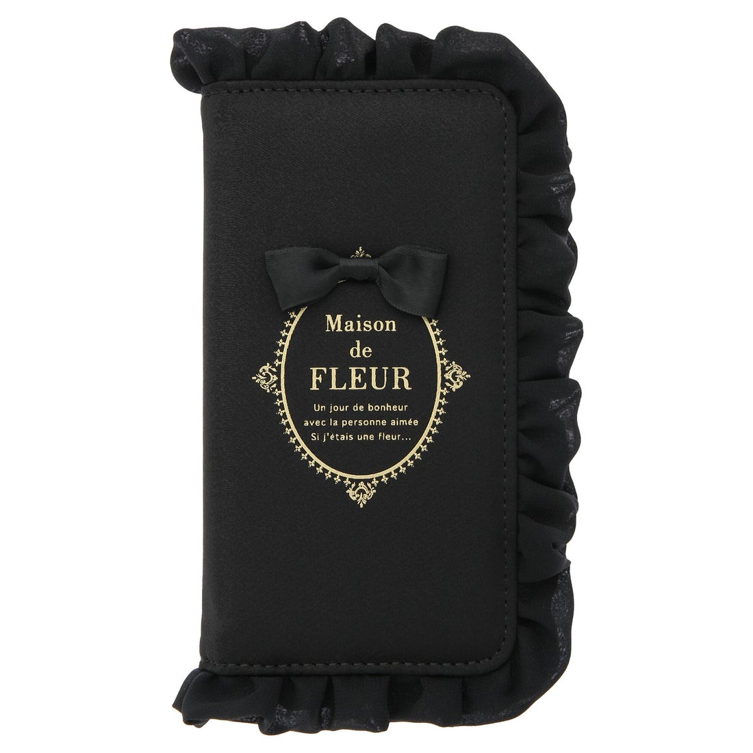 メゾンドフルール iPhone13 ケース 新品 メゾン ド フルール Maison de FLEUR ブランドロゴフリルアイフォン13