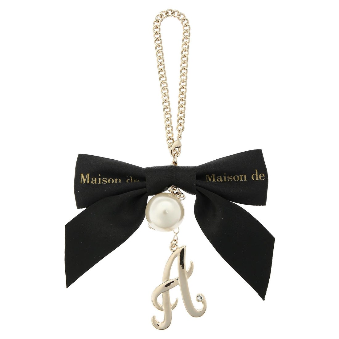 メゾン ド フルール Maison de FLEUR イニシャルバックチャーム （W 