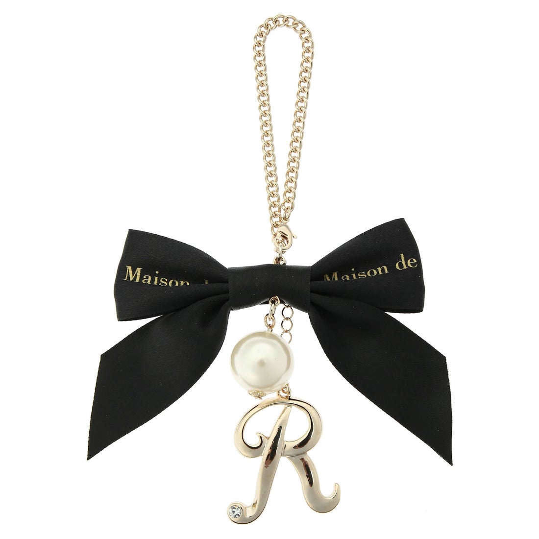 メゾン ド フルール Maison de FLEUR イニシャルバックチャーム （L