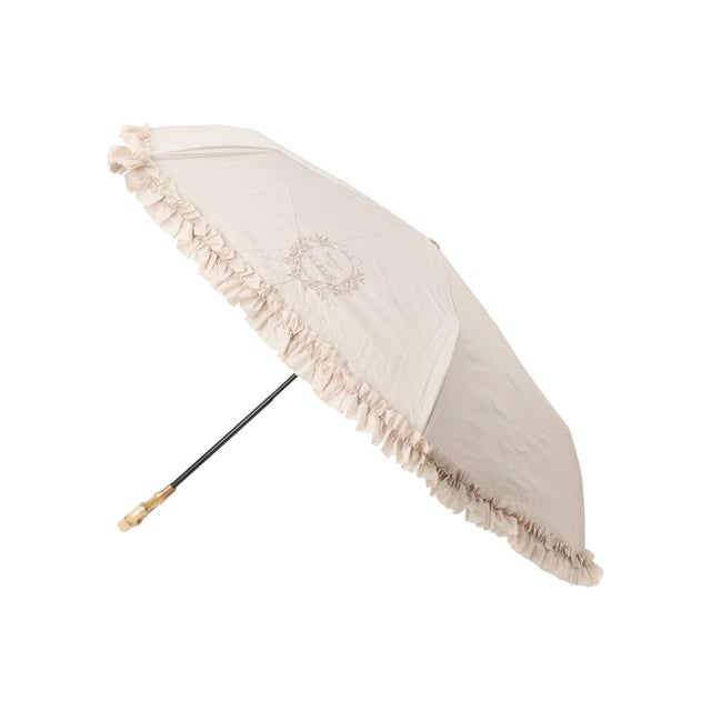 
                    遮光&UV CUT フリル折りたたみ傘 （ベージュ）