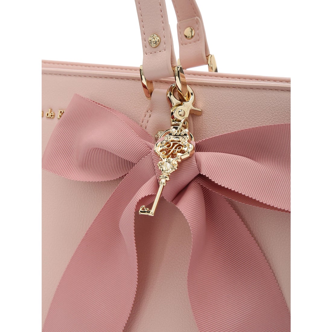 メゾン ド フルール Maison de FLEUR キーリボントートバッグ 