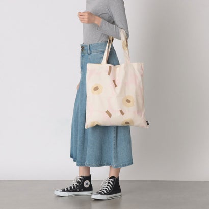 ファブリックバッグ / Pieni Unikko トートバッグ 布 鞄 ウニッコ サブバッグ 67572 69915 ギフト  母の日 プレゼント（レッド）｜詳細画像