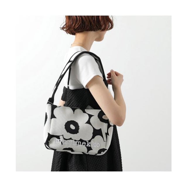 バッグ Knitted Shoulderbag Unikko ウニッコ 094141 （911/ホワイト×ブラック）