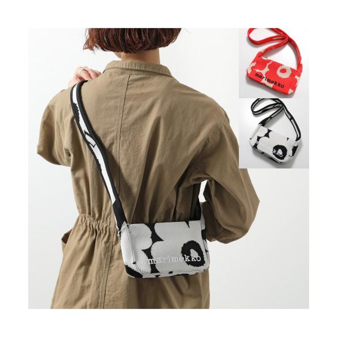マリメッコ marimekko marimekko バッグ Knitted Mini Shoulderbag