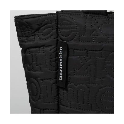 marimekko トートバッグ  Joy Tote M Logo 094911 （900/ブラック）｜詳細画像