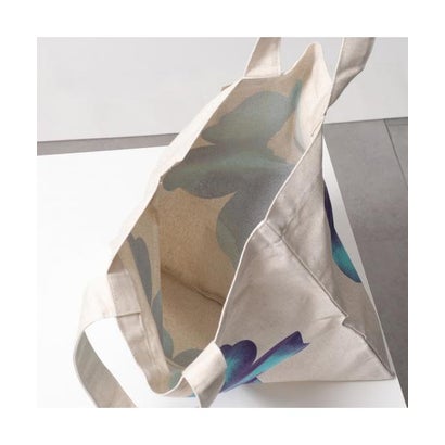 marimekko トートバッグ VANKKA AKVARELLI UNIKKO PLCMT 094598 （850/アイボリー×パープル）｜詳細画像