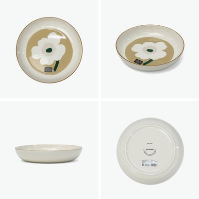 マリメッコ marimekko 日本正規品 プレート 皿 陶器 20.5cm お皿 深皿