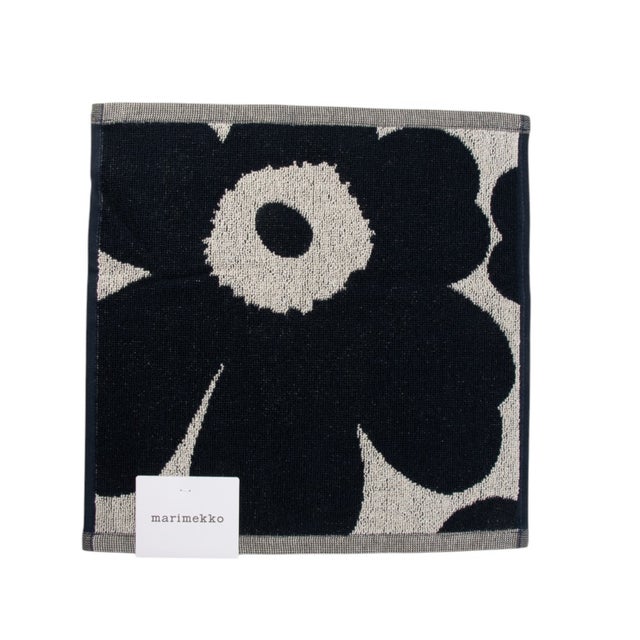 UNIKKO MINI TOWEL 30 X 30 cm ミニハンドタオル タオル ハンカチ （ブラック）
