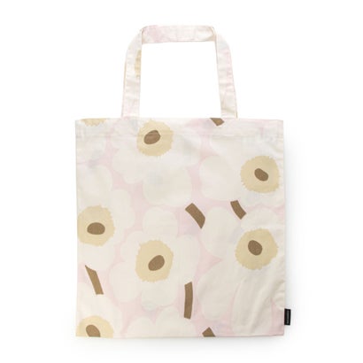 PIENI UNIKKO BAG 43X44cm エコバッグ トートバッグ （PINK/OFF WHITE/SAND）｜詳細画像