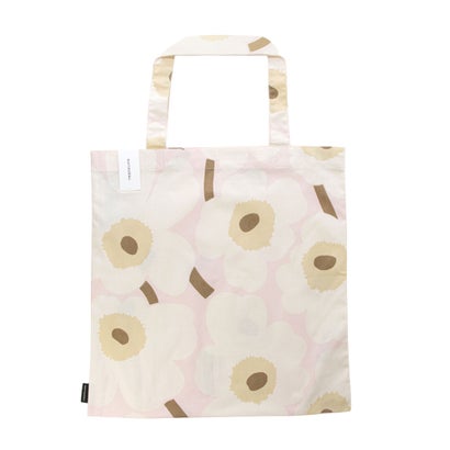 PIENI UNIKKO BAG 43X44cm エコバッグ トートバッグ （PINK/OFF WHITE/SAND）｜詳細画像