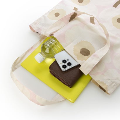 PIENI UNIKKO BAG 43X44cm エコバッグ トートバッグ （PINK/OFF WHITE/SAND）｜詳細画像