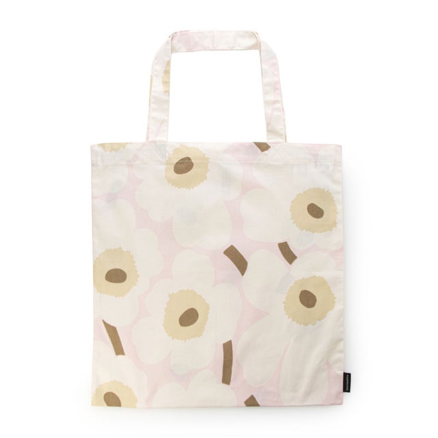 PIENI UNIKKO BAG 43X44cm エコバッグ トートバッグ （PINK/OFF WHITE/SAND）