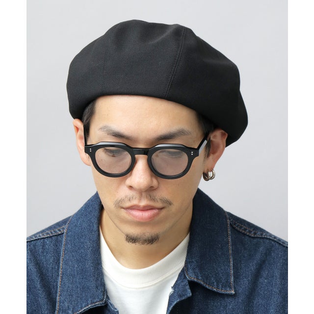 
                    ベレー帽 日本製 8枚パネル ボリューム パネルベレー （ベージュ(ホップサック素材)）