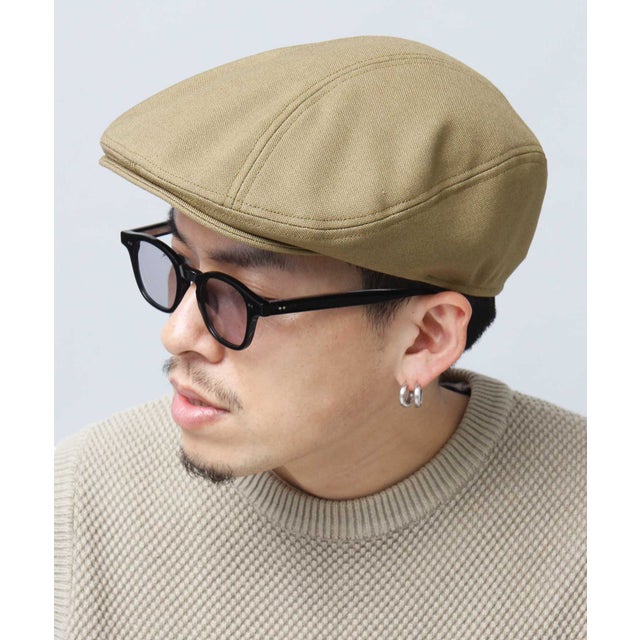 
                    ハンチング帽 日本製 ボリューム ハンチング モナコハンチング （ベージュ）