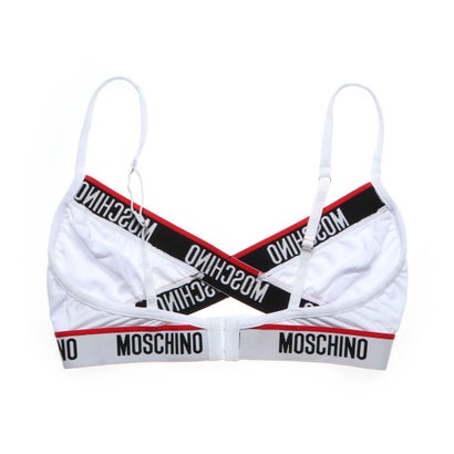 モスキーノ アンダーウェア Moschino Underwear TRIANGLE BRA （WHITE）｜詳細画像