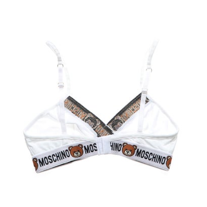 モスキーノ アンダーウェア Moschino Underwear TRIANGLE BRA （WHITE）｜詳細画像