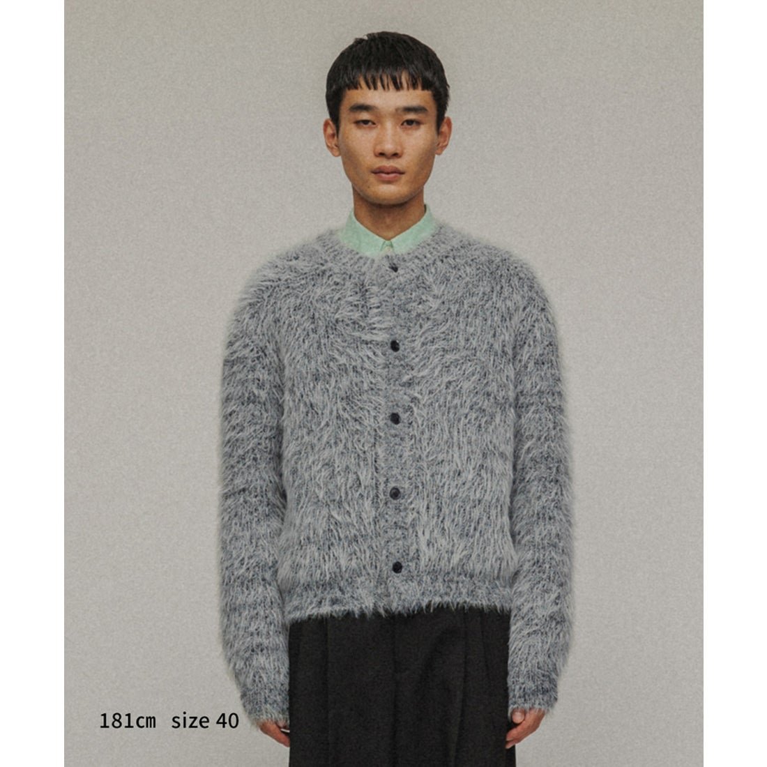 ムウトアール M TO R ［TOPS］SHAGGY KNIT CARDIGAN UNISEX （イエロー 