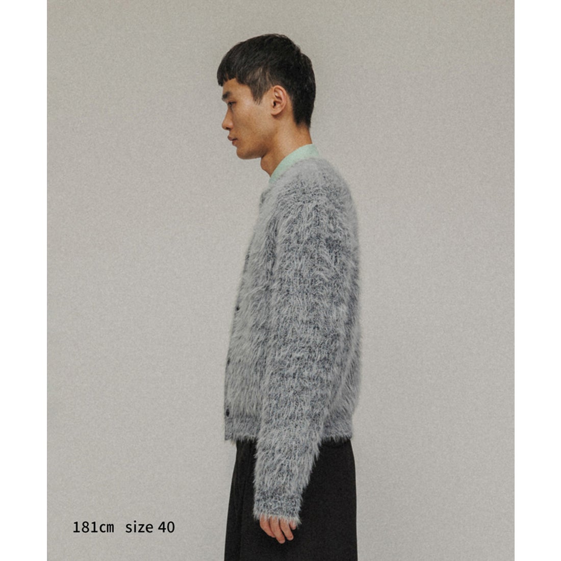 ムウトアール M TO R ［TOPS］SHAGGY KNIT CARDIGAN UNISEX （イエロー 