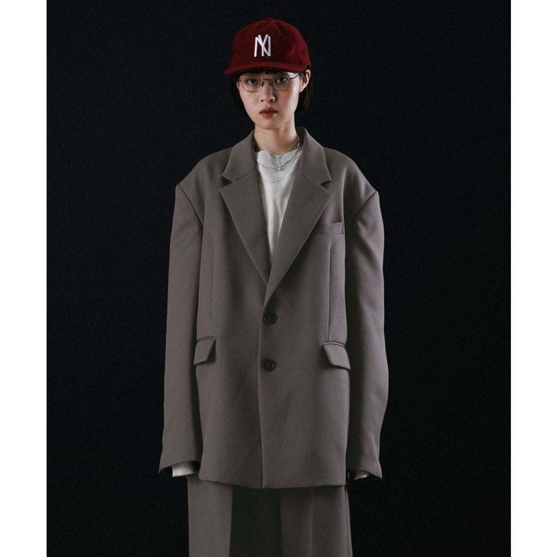 ムウトアール M TO R 【SUSTAINABLE】BOXY SINGLE BREASTED JACKET 