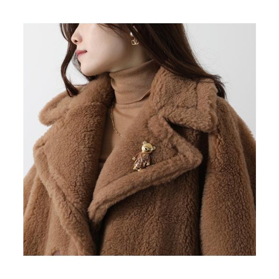 マックスマーラ Max Mara MAX MARA ブローチ TEDDYBROOCH メタル