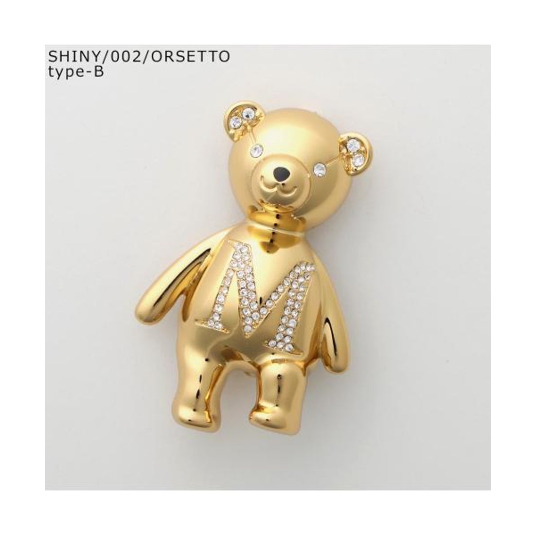 マックスマーラ Max Mara MAX MARA ブローチ TEDDYBROOCH メタル