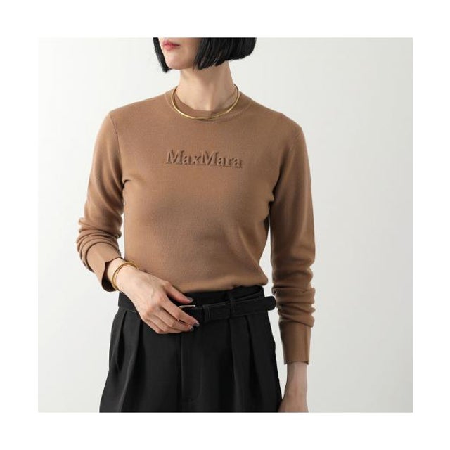 MAX MARA セーター MANTO ピュアウール ニット （002/キャメル）