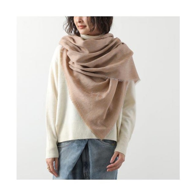 MAX MARA ストール MAGICO ウール ショール （003/キャメル×ベージュ）