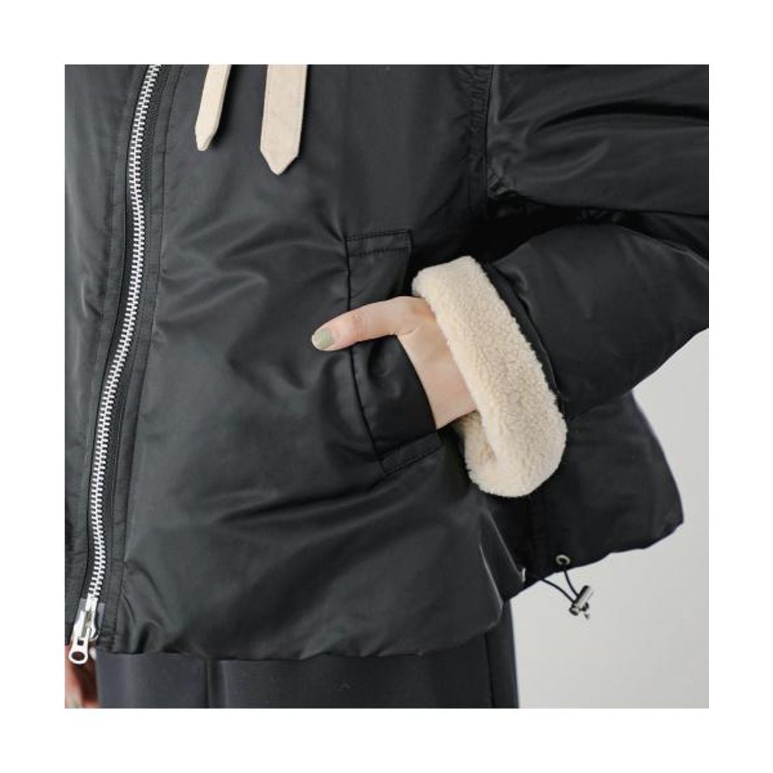 ミューニック Munich Munich ブルゾン MN252B45 ボア ジャケット （blk 