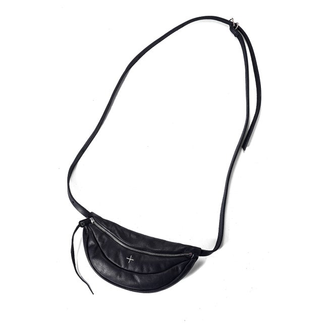 small slice belt bag （Black）