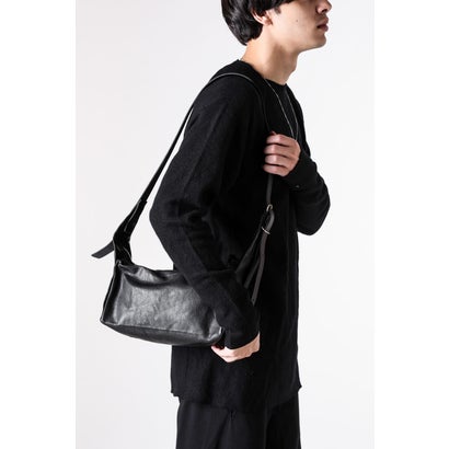rectangular shoulder bag （Black）｜詳細画像