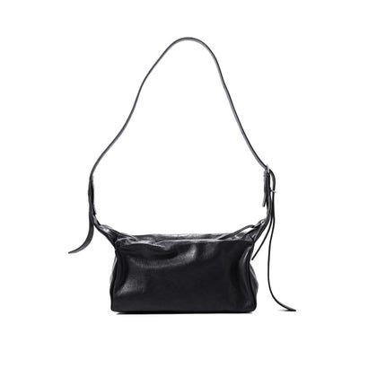 rectangular shoulder bag （Black）｜詳細画像
