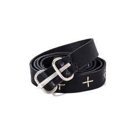 m.a+ + Studded Double Oval Buckle med. Belt （GR 3.0 - Black