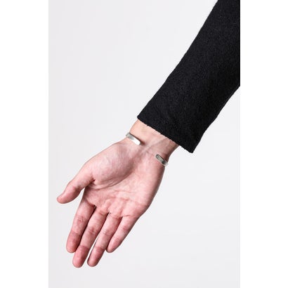 thin silver stitched cross silver bangle （Silver）｜詳細画像