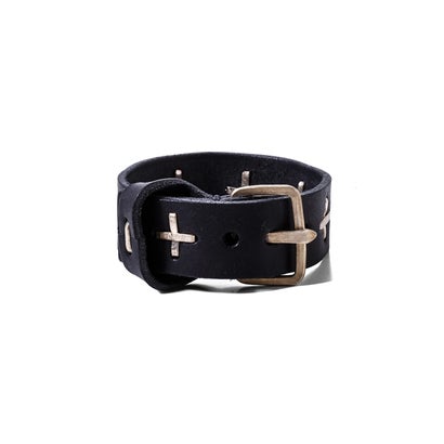 big silver + wristband （Black）｜詳細画像