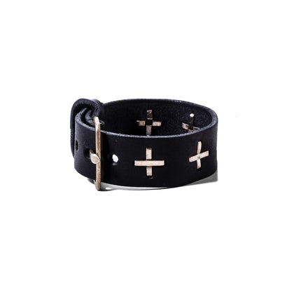 big silver + wristband （Black）｜詳細画像
