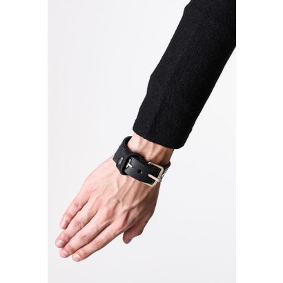 big silver + wristband （Black）｜詳細画像