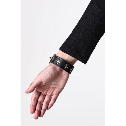 big silver + wristband （Black）｜詳細画像