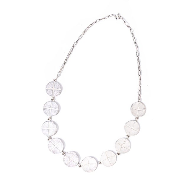 multiple silver plate chocker （Silver）