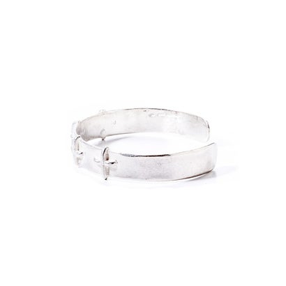 silver stitched cross bracelet （Silver）｜詳細画像