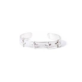 silver stitched cross bracelet （Silver）