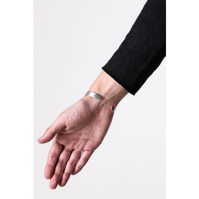 cross punched silver bracelet （Silver）｜詳細画像