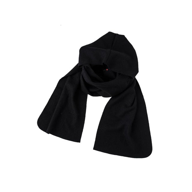 hoodie scarf （BLACK）