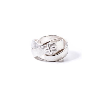 triple ring w/stitched cross （Silver）｜詳細画像