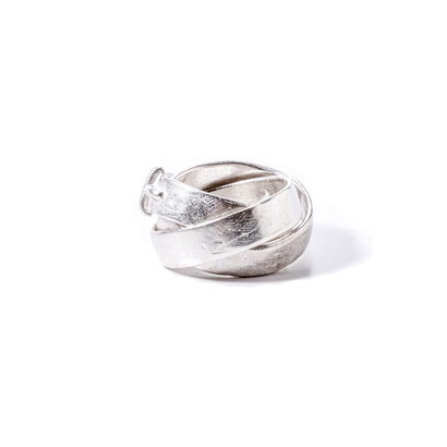 triple ring w/stitched cross （Silver）｜詳細画像