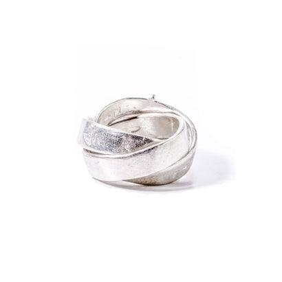 triple ring w/stitched cross （Silver）｜詳細画像